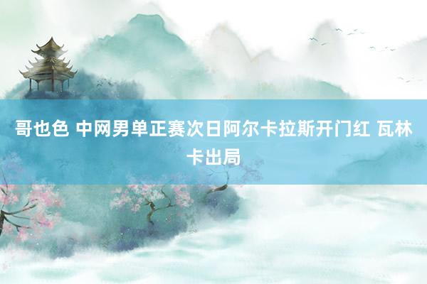 哥也色 中网男单正赛次日阿尔卡拉斯开门红 瓦林卡出局