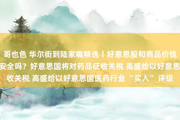 哥也色 华尔街到陆家嘴精选丨好意思股和商品价钱隔夜大涨！好意思债还安全吗？好意思国将对药品征收关税 高盛给以好意思国医药行业 “买入” 评级